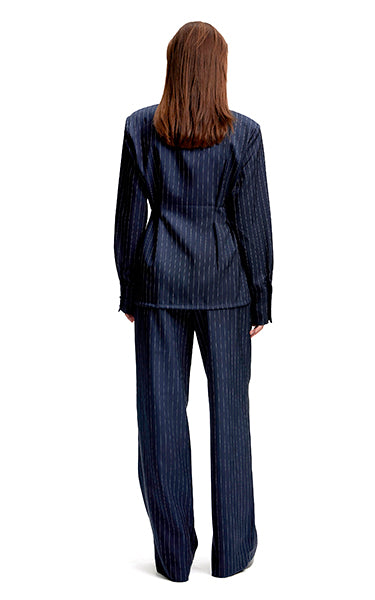 Gestuz Navy Pinstripe Pants