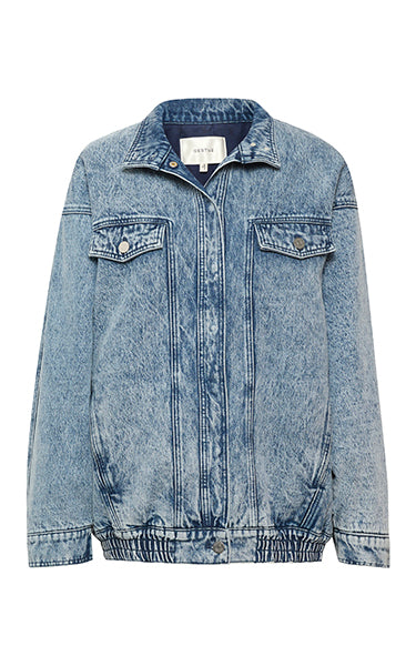 Gestuz Oversized Denim Bomber