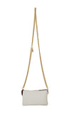 Saben Lily Mini Bag Vintage  White & Gold Chain