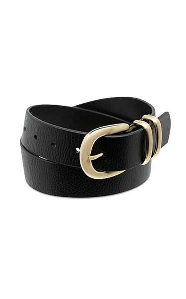 Status Anxiety Let It Be Belt Black Gold