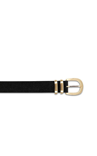Status Anxiety Let It Be Belt Black Gold
