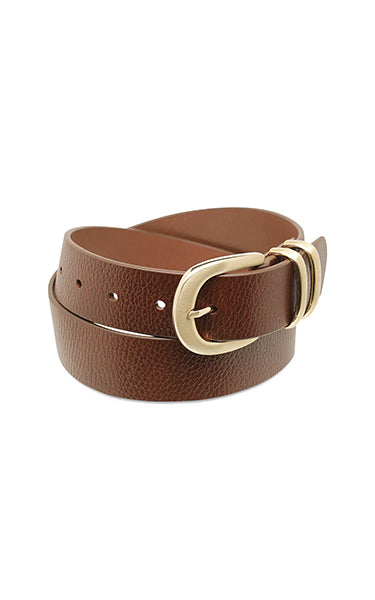 Status Anxiety Let It Be Tan Gold Belt