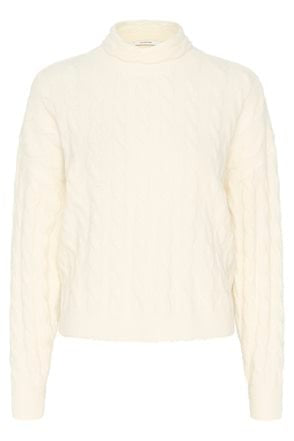 Gestuz Winter White Cable Knit