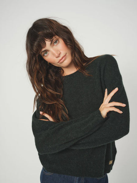 Mos Mosh Mape Sweater in Scarab