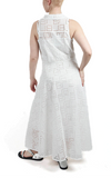 Beatrice B Broderie White Dress