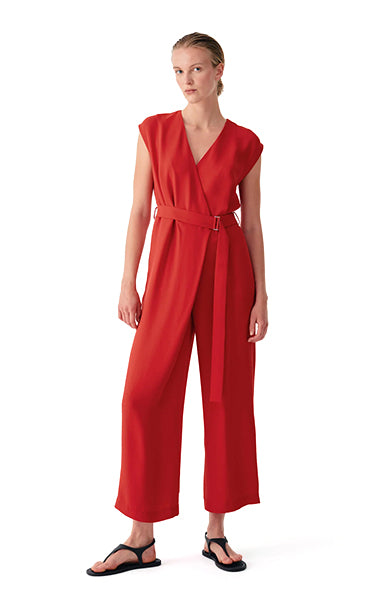 Beatrice B Red Jumpsuit