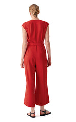 Beatrice B Red Jumpsuit