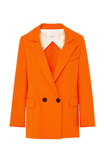 Beatrice B Rio Orange Cotton Blazer