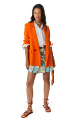Beatrice B Rio Orange Cotton Blazer
