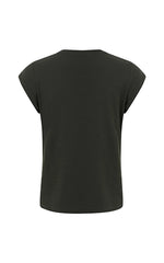 Coster Copenhagen CC Heart V Neck Tee Black
