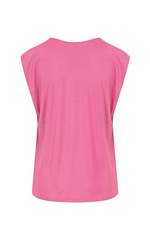 Coster Copenhagen Lurex Pink Top – Stylish Loose Fit Blouse