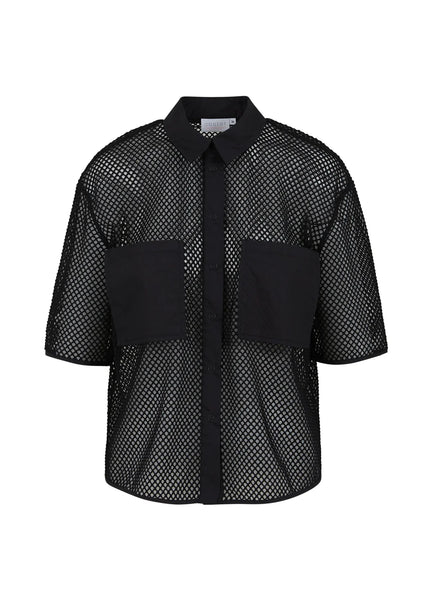 Coster Copenhagen Mesh Shirt Black