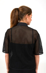 Coster Copenhagen Mesh Shirt Black