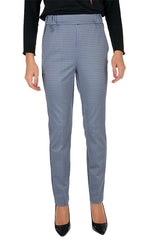 Emme Fabiana Navy Check Pants
