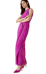 Emme Merlo Long Dress in Cyclamen
