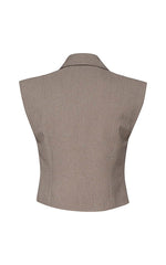 Gestuz Ancie Grey Waistcoat