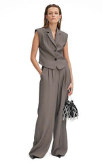 Gestuz Ancie Grey Wide Pants