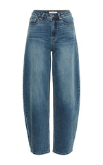 Gestuz Barrel Jeans in Vintage Denim