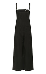 Gestuz Black Pinstripe Jumpsuit