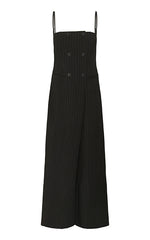 Gestuz Black Pinstripe Jumpsuit