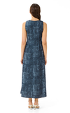 Gestuz Denim Look Dress – Structured Sleeveless Midi