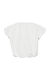 Gestuz Gathered Blouse in Birch