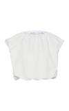Gestuz Gathered Blouse in Birch