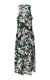 Gestuz Green Ox Satin Dress – Elegant Satin Midi Dress