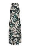 Gestuz Green Ox Satin Dress – Elegant Satin Midi Dress