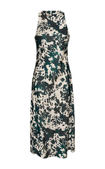 Gestuz Green Ox Satin Dress – Elegant Satin Midi Dress