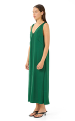 Gestuz Jessie Green Dress – Elegant Sleeveless A-Line