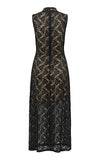 Gestuz Lace Long Dress Black