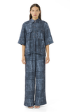 Gestuz Loose Denim Look Pants – Relaxed Wide-Leg Trousers