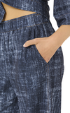 Gestuz Loose Denim Look Pants – Relaxed Wide-Leg Trousers