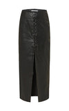 Gestuz Rodani Leather Skirt Black