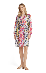 Herzen Bright Animal Print Silk Dress