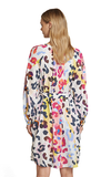 Herzen Bright Animal Print Silk Dress