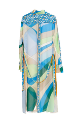 Herzen Silk Multi Shirt Dress