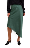 Kaffe Green Satin Skirt