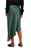 Kaffe Green Satin Skirt