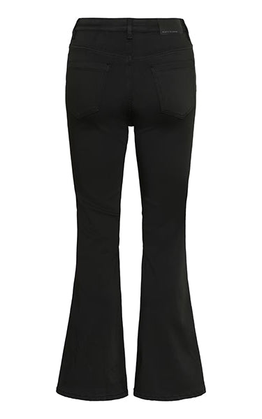 Kaffe Black Slim Flare Jeans