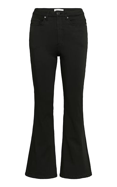 Kaffe Black Slim Flare Jeans