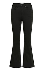 Kaffe Black Slim Flare Jeans