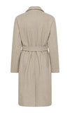 Kaffe Long Coat in Beige