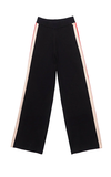 La Petite Etoile Black Pant with Stripes