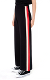 La Petite Etoile Black Pant with Stripes