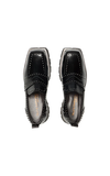 Laura Bellariva Studded Black Loafers