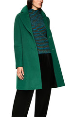 Marccain Alpaca Wool Blend Jade Coat