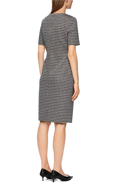 Marccain Charcoal Scuba Dress
