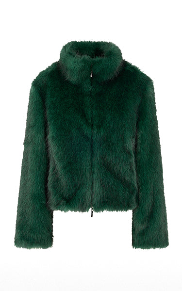 Marccain Faux Fur Jade Zip Jacket